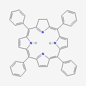 molecular formula C44H32N4 B1590808 5,10,15,20-四苯基-2,3-二氢卟啉 CAS No. 2669-65-0