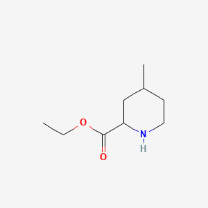 molecular formula C9H17NO2 B1590813 乙酸4-甲基哌啶-2-羧酸乙酯 CAS No. 35677-84-0