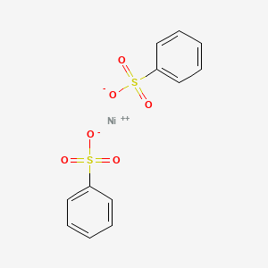molecular formula C12H10NiO6S2 B1590878 Nickel bis(benzenesulphonate) CAS No. 39819-65-3