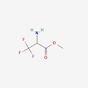 molecular formula C4H6F3NO2 B1590888 2-氨基-3,3,3-三氟丙酸甲酯 CAS No. 27240-44-4