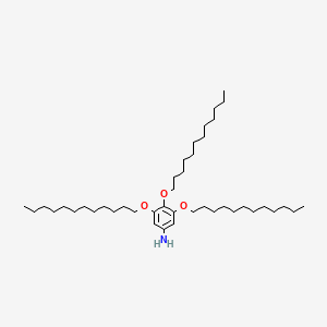 molecular formula C42H79NO3 B1590890 3,4,5-三（十二烷氧基）苯胺 CAS No. 151237-05-7