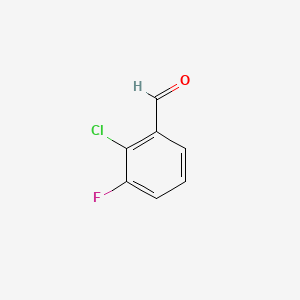 molecular formula C7H4ClFO B1590896 2-Chloro-3-fluorobenzaldehyde CAS No. 96516-31-3
