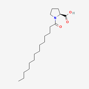 B1590904 Myristoyl proline CAS No. 86282-96-4