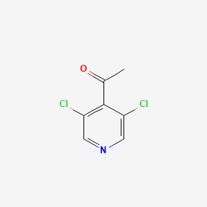 molecular formula C7H5Cl2NO B1590912 1-(3,5-二氯吡啶-4-基)乙酮 CAS No. 402561-66-4