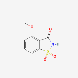 B1590923 1,2-Benzisothiazol-3(2H)-one, 4-methoxy-, 1,1-dioxide CAS No. 92115-37-2