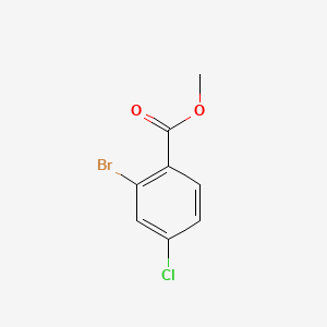 molecular formula C8H6BrClO2 B1590925 2-溴-4-氯苯甲酸甲酯 CAS No. 57381-62-1