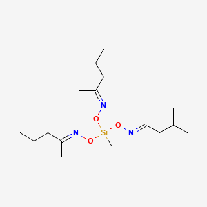 molecular formula C19H39N3O3Si B1590929 (E)-4-甲基-N-[甲基-双[[(E)-4-甲基戊-2-亚胺基]氧基]甲硅烷基氧基]戊-2-亚胺 CAS No. 37859-57-7