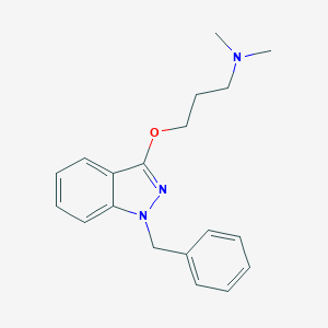 molecular formula C19H23N3O B159093 苯达明 CAS No. 642-72-8