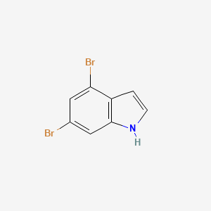 molecular formula C8H5Br2N B1590934 4,6-二溴-1H-吲哚 CAS No. 99910-50-6