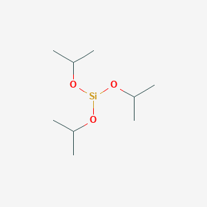 molecular formula C9H21O3Si B1590940 Tris[(propan-2-yl)oxy]silyl CAS No. 6675-79-2