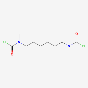 molecular formula C10H18Cl2N2O2 B1590946 N-[6-[Carbonochloridoyl(methyl)amino]hexyl]-N-methylcarbamoyl chloride CAS No. 99191-71-6