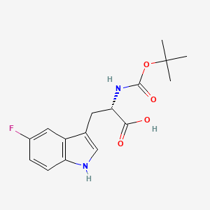 molecular formula C16H19FN2O4 B1590957 L-N-Boc-5-fluorotryptophan CAS No. 53478-53-8