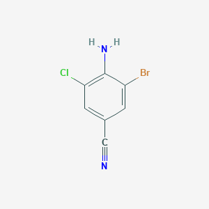 B1590959 4-Amino-3-bromo-5-chlorobenzonitrile CAS No. 201857-39-8