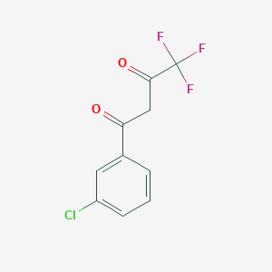 molecular formula C10H6ClF3O2 B1590961 1-(3-氯苯基)-4,4,4-三氟丁酮-1,3 CAS No. 23975-61-3