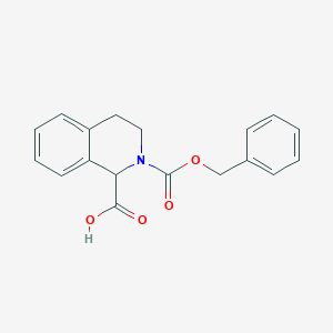 molecular formula C18H17NO4 B1590962 2-((苄氧羰基)-1,2,3,4-四氢异喹啉-1-羧酸 CAS No. 22914-95-0