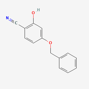 molecular formula C14H11NO2 B1590965 4-(苄氧基)-2-羟基苯甲腈 CAS No. 189439-24-5