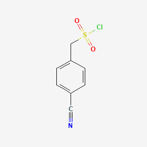 molecular formula C8H6ClNO2S B1590967 (4-氰基苯基)甲磺酰氯 CAS No. 56105-99-8
