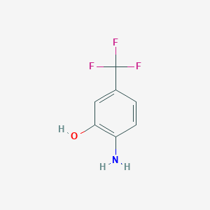 molecular formula C7H6F3NO B1590969 2-氨基-5-(三氟甲基)苯酚 CAS No. 454-82-0