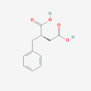 molecular formula C11H12O4 B159097 (S)-2-benzylsuccinic acid CAS No. 3972-36-9