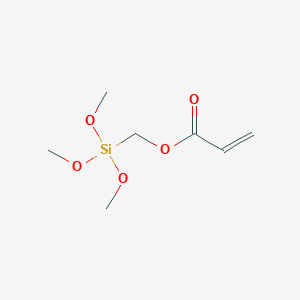 molecular formula C7H14O5Si B1590975 (三甲氧基硅基)甲基丙-2-烯酸酯 CAS No. 21134-38-3