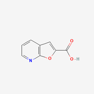 molecular formula C8H5NO3 B1590980 呋喃[2,3-b]吡啶-2-羧酸 CAS No. 34668-26-3