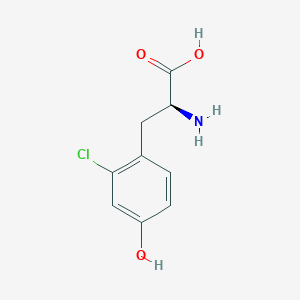 molecular formula C9H10ClNO3 B1590983 (S)-2-氨基-3-(2-氯-4-羟基苯基)丙酸 CAS No. 70680-93-2