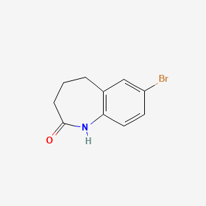 molecular formula C10H10BrNO B1590986 7-溴-4,5-二氢-1H-苯并[b]氮杂卓-2(3H)-酮 CAS No. 53841-99-9