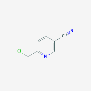 molecular formula C7H5ClN2 B1590987 6-(氯甲基)烟腈 CAS No. 83640-36-2