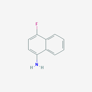 molecular formula C10H8FN B1590990 4-氟萘-1-胺 CAS No. 438-32-4