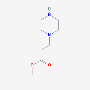 molecular formula C8H16N2O2 B1590992 3-(哌嗪-1-基)丙酸甲酯 CAS No. 43032-40-2