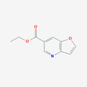 molecular formula C10H9NO3 B1591001 呋喃[3,2-b]吡啶-6-羧酸乙酯 CAS No. 122535-03-9