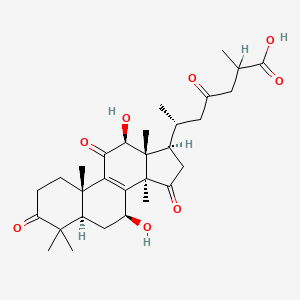 molecular formula C30H42O8 B1591029 灵芝酸 D2 CAS No. 97653-94-6