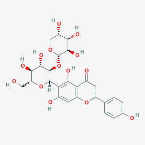 molecular formula C26H28O14 B1591032 Isovitexin 2''-O-arabinoside CAS No. 53382-71-1