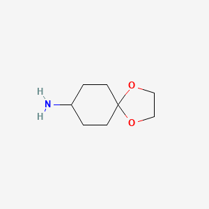 molecular formula C8H15NO2 B1591035 1,4-Dioxaspiro[4.5]decan-8-amine CAS No. 97096-16-7