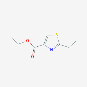 molecular formula C8H11NO2S B1591042 Ethyl 2-ethyl-1,3-thiazole-4-carboxylate CAS No. 76706-67-7