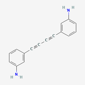 B1591044 3,3'-(Buta-1,3-diyne-1,4-diyl)dianiline CAS No. 31661-59-3