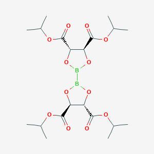 molecular formula C20H32B2O12 B1591068 双(二异丙基-D-酒石酸甘醇酸酯)二硼 CAS No. 480438-21-9