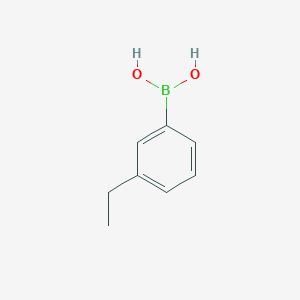 molecular formula C8H11BO2 B1591091 3-乙基苯硼酸 CAS No. 90555-65-0