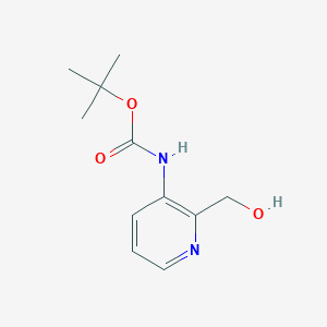 molecular formula C11H16N2O3 B1591096 叔丁基(2-(羟甲基)吡啶-3-基)氨基甲酸酯 CAS No. 824429-51-8