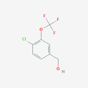 B1591101 (4-Chloro-3-(trifluoromethoxy)phenyl)methanol CAS No. 886500-89-6