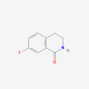 molecular formula C9H8FNO B1591103 7-氟-3,4-二氢异喹啉-1(2H)-酮 CAS No. 885273-83-6