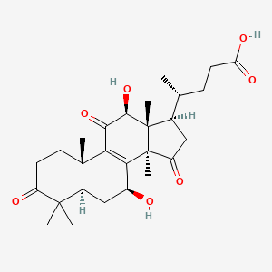 molecular formula C27H38O7 B1591108 灵芝酸 B CAS No. 95311-95-8