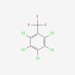 molecular formula C7Cl5F3 B1591116 1,2,3,4,5-五氯-6-(三氟甲基)苯 CAS No. 384-83-8