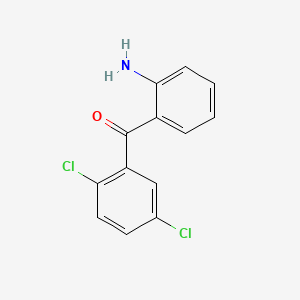 molecular formula C13H9Cl2NO B1591119 2-氨基-2',5'-二氯苯甲酮 CAS No. 21723-84-2