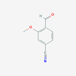 molecular formula C9H7NO2 B1591161 4-Formyl-3-methoxybenzonitrile CAS No. 21962-45-8