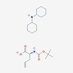 B1591198 Dicyclohexylamine (R)-2-((tert-butoxycarbonyl)amino)pent-4-enoate CAS No. 221352-64-3