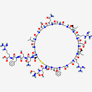 molecular formula C98H156N34O32S2 B1591219 心房钠尿肽（5-27） CAS No. 89139-54-8