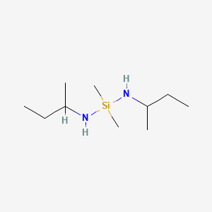 B1591224 Silanediamine, 1,1-dimethyl-N,N'-bis(1-methylpropyl)- CAS No. 93777-98-1