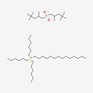 molecular formula C48H102O2P2 B1591244 三己基十四烷基膦酸双(2,4,4-三甲基戊基)膦酸酯 CAS No. 465527-59-7