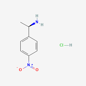 molecular formula C8H11ClN2O2 B1591246 (R)-α-甲基-4-硝基苄胺盐酸盐 CAS No. 57233-86-0